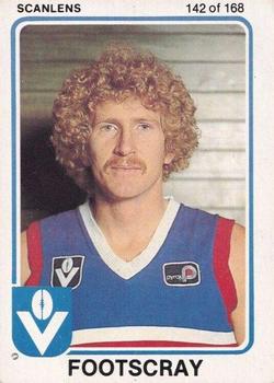 1981 Scanlens VFL #142 Gary Cowton Front